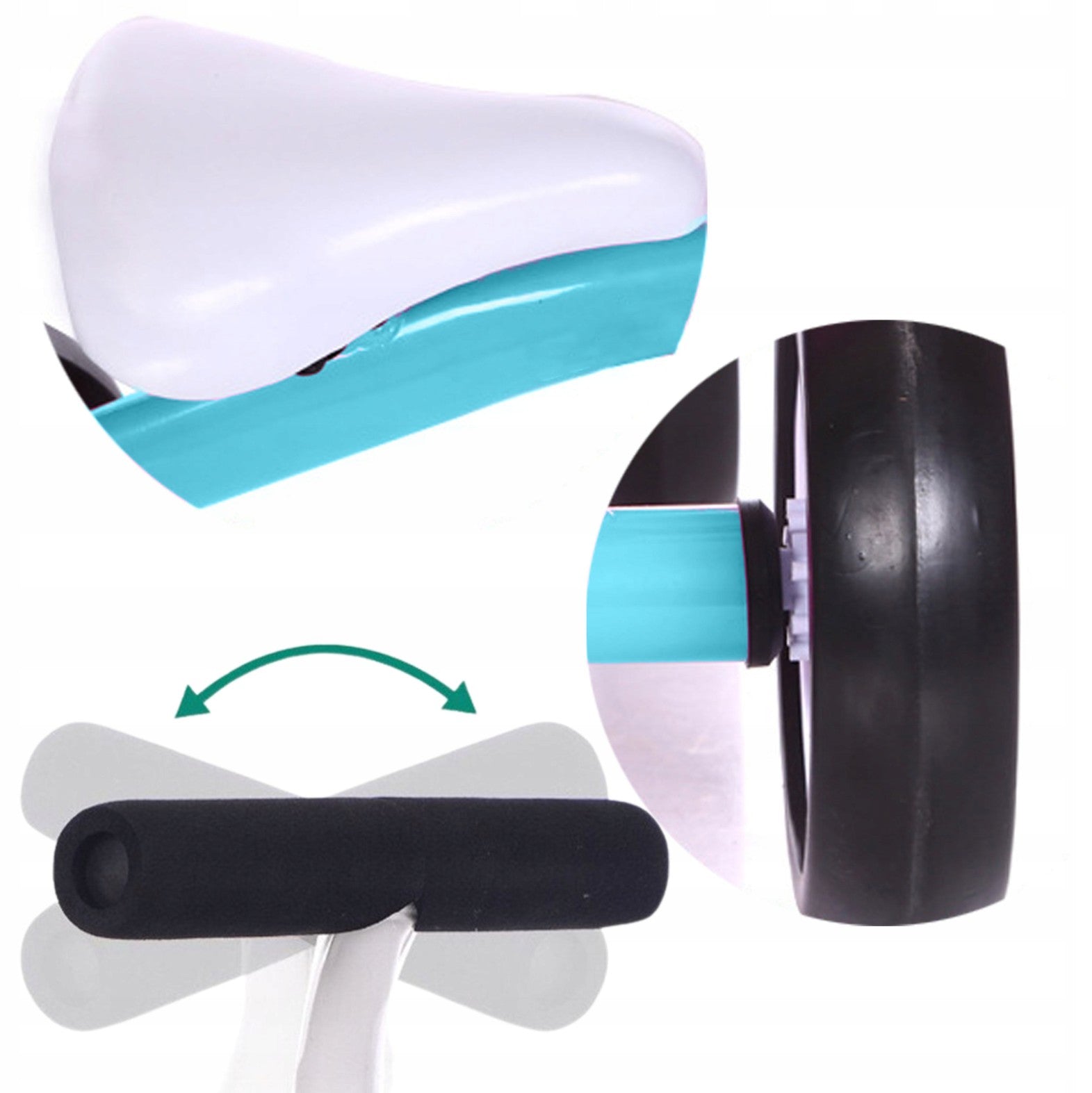 Bicicleta fara pedale pentru copii, Zola®, 4 roti spuma EVA, inaltime 42 cm, diametru roti 12.5 cm, albastra Bicicleta fara pedale pentru copii, Zola®, 4 roti spuma EVA, inaltime 42 cm, diametru roti 12.5 cm, albastra